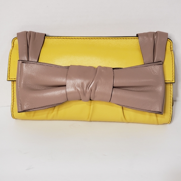 🎊HP!🎊2.23.18🎊Lamb skin leather clutch 👛 - Picture 4 of 8